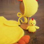 Newborn Chicken Cocoon Photo Props, Newborn Photography props, Chicken Newborn Potato Pouch with Bonnet, Newborn Coming Home Outfit Chicken