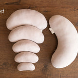 Newborn Filled Posing Beans 5pcs, Contoured Posing Beans Pillows, Newborn Posing Pillows, Newborn posing Beanbag Props, Baby photo prop