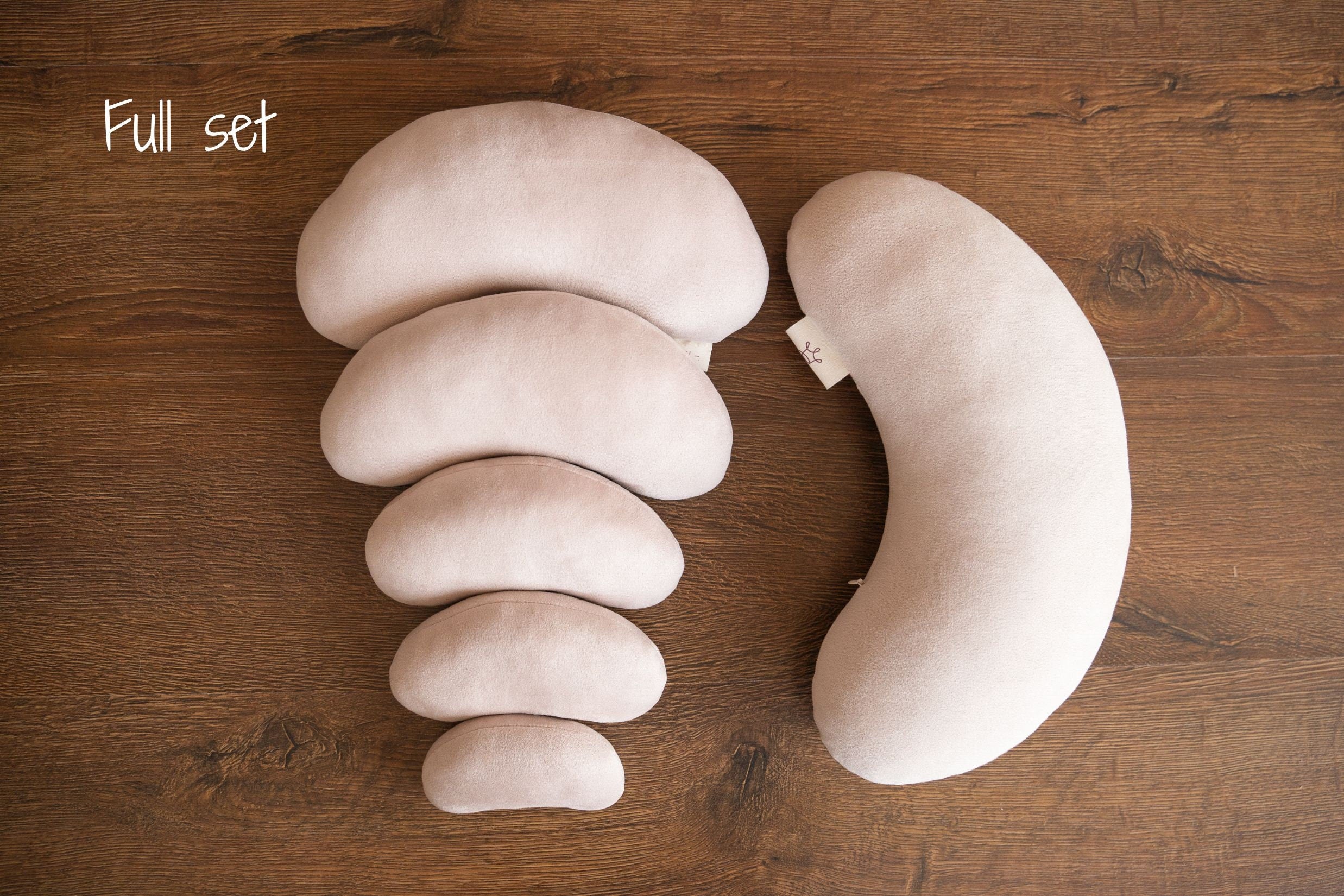 Newborn Filled Posing Beans 5pcs, Contoured Posing Beans Pillows, Newborn Posing Pillows, Newborn posing Beanbag Props, Baby photo prop