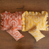 Newborn Photo Pillow with Ruffles in Boho Style, Newborn Large Pillow Photography, Newborn Posing Pillow Photo, Newborn Photography Prop