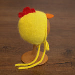 Newborn Chicken Cocoon Photo Props, Newborn Photography props, Chicken Newborn Potato Pouch with Bonnet, Newborn Coming Home Outfit Chicken