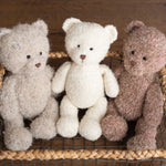 Boucle Knitted Teddy Bear Toy for Newborn Photography Prop, Newborn Knitted Teddy Bear Toy, Big Teddy Bear Toy for Baby, Newborn Bear Props