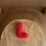 Felted Wool Alphabet Letters for Personalised Decoration, Love Word Felted Letters, Newborn Felted Wool Props, Newborn Photography Props