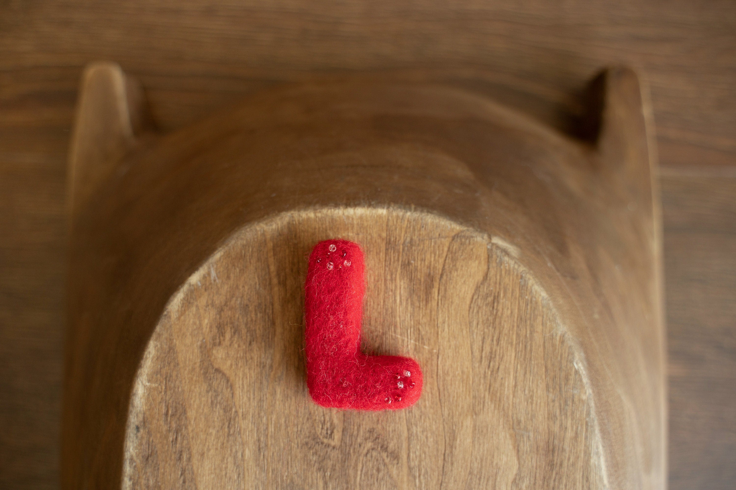 Felted Wool Alphabet Letters for Personalised Decoration, Love Word Felted Letters, Newborn Felted Wool Props, Newborn Photography Props
