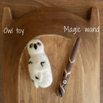 Newborn Wizard Outfit, Newborn Wizard Hat, Newborn Witch Hat, Newborn Felted Photo Prop, Newborn Photography Prop, Newborn Knitted Scarf