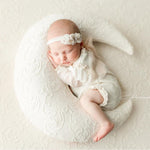 White Newborn Fabric Backdrop, Newborn Posing Pillow, Newborn Posing Fabric Backdrop, Newborn Props for Photography, Newborn Backdrop Fabric