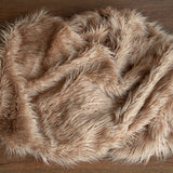 Newborn Flokati Faux Fur Rug, Newborn Photography Props, Basket Stuffer, Curly Fur Rug for Newborn Photoshoot, Flokati Rug Photo Prop