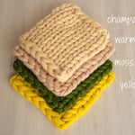 Newborn Merino Wool Blanket, Newborn Braid Blanket, New Baby Knitted Blanket, Newborn Photography Props, Newborn Basket Stuffer Bump Blanket