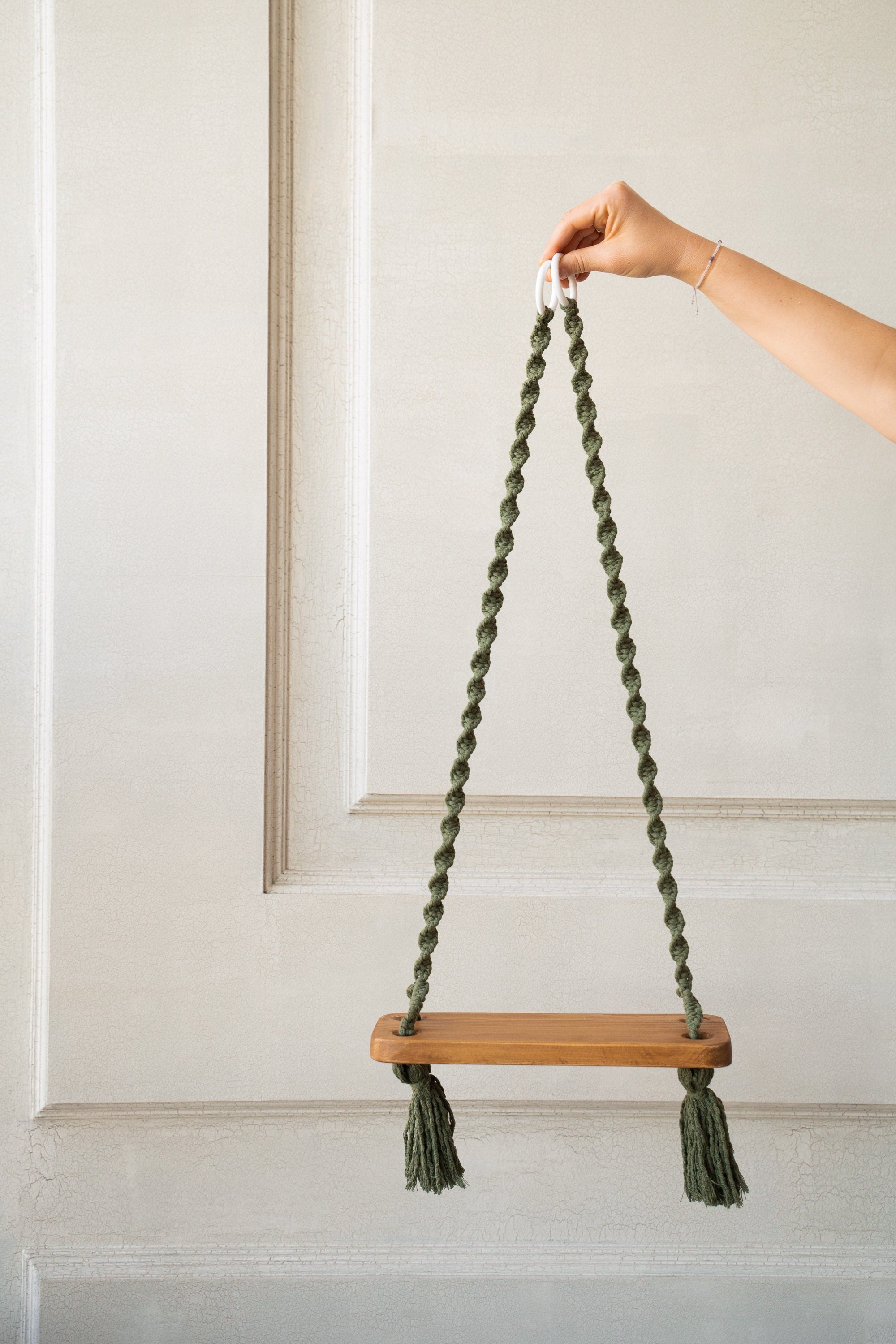 Macrame Swing Photography Prop Furniture, Newborn Macrame Swing Props, Macrame Newborn Boho Photography Props, Macrame Baby Photo Swing Prop