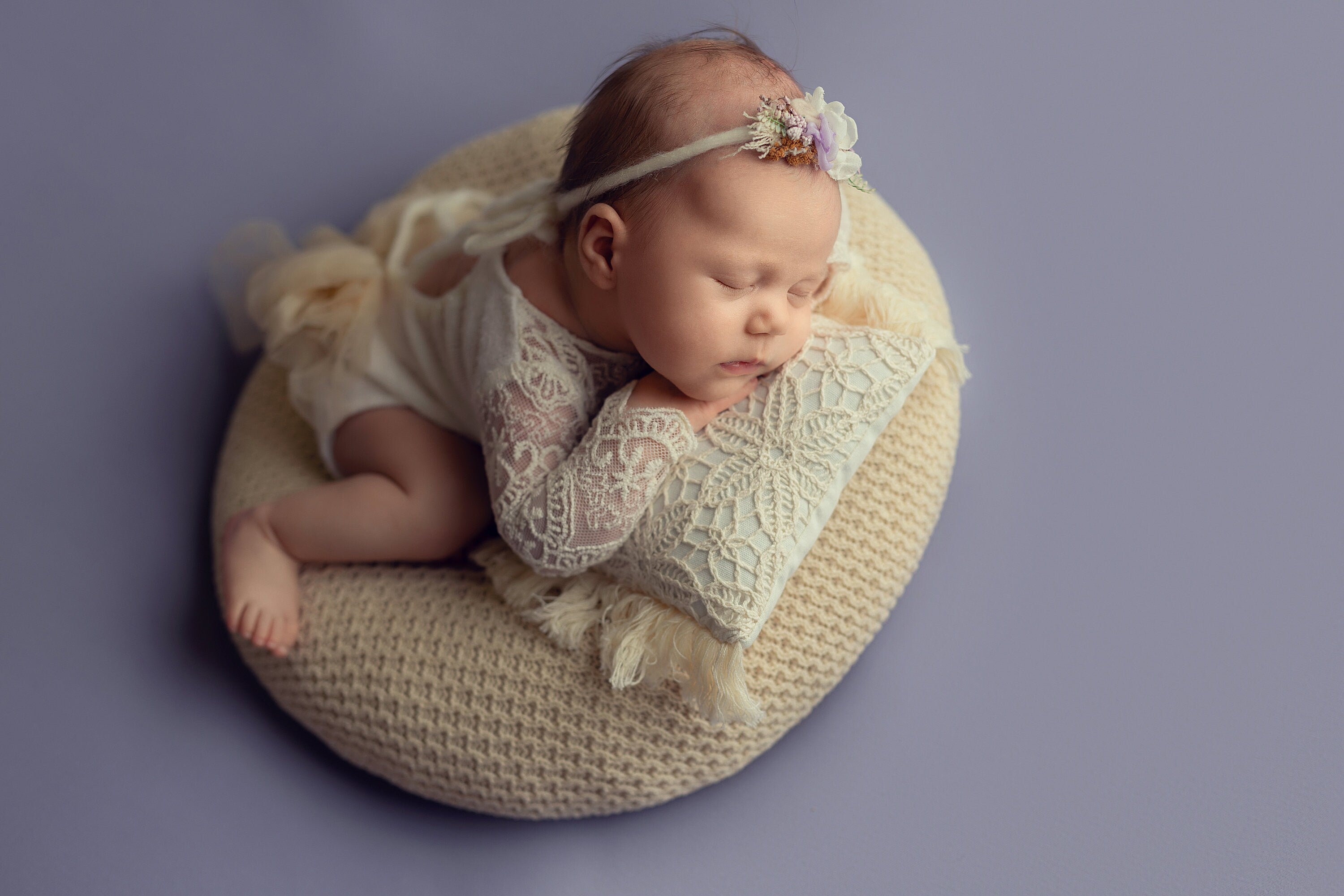 Nest Poser Pillow for Newborn Photography, Newborn Doughnut Poser, Newborn Posing Pillow, Newborn Posing Pod, Newborn Photography Props