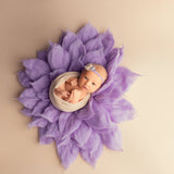 Flower Newborn Merino Wool Felted Rug, Newborn Photography props, Newborn Felted Props Set, Newborn Merino Wool Blanket Flower Girl