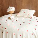 Angora Wool Baby Girl Beret Hat with Hearts – Valentine’s Day Outfit, Newborn Photography Prop