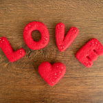 Felted Wool Alphabet Letters for Personalised Decoration, Love Word Felted Letters, Newborn Felted Wool Props, Newborn Photography Props