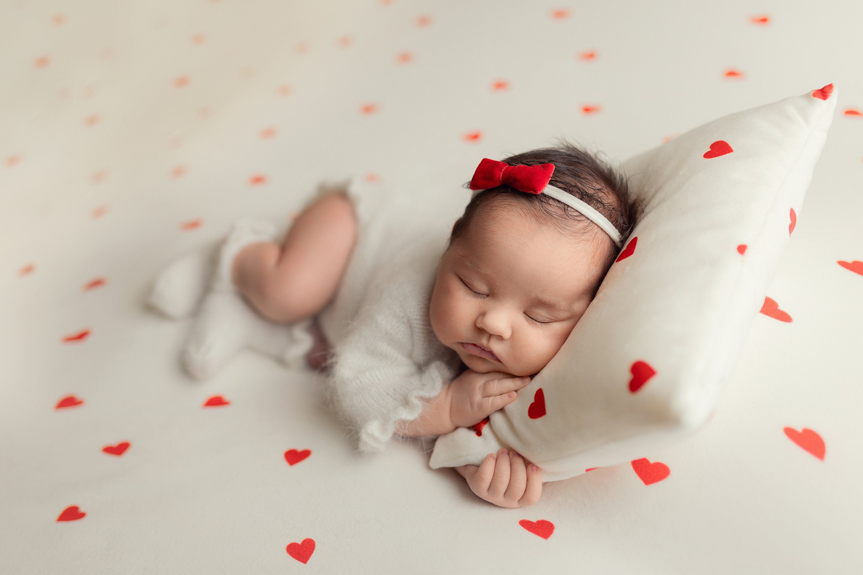 Angora Baby Girl Knit Romper with Wavy Edges – Newborn Photography Outfit & Coming Home Gift, Newborn Knitted Outfit, Newborn Photo Props