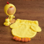 Newborn Chicken Cocoon Photo Props, Newborn Photography props, Chicken Newborn Potato Pouch with Bonnet, Newborn Coming Home Outfit Chicken