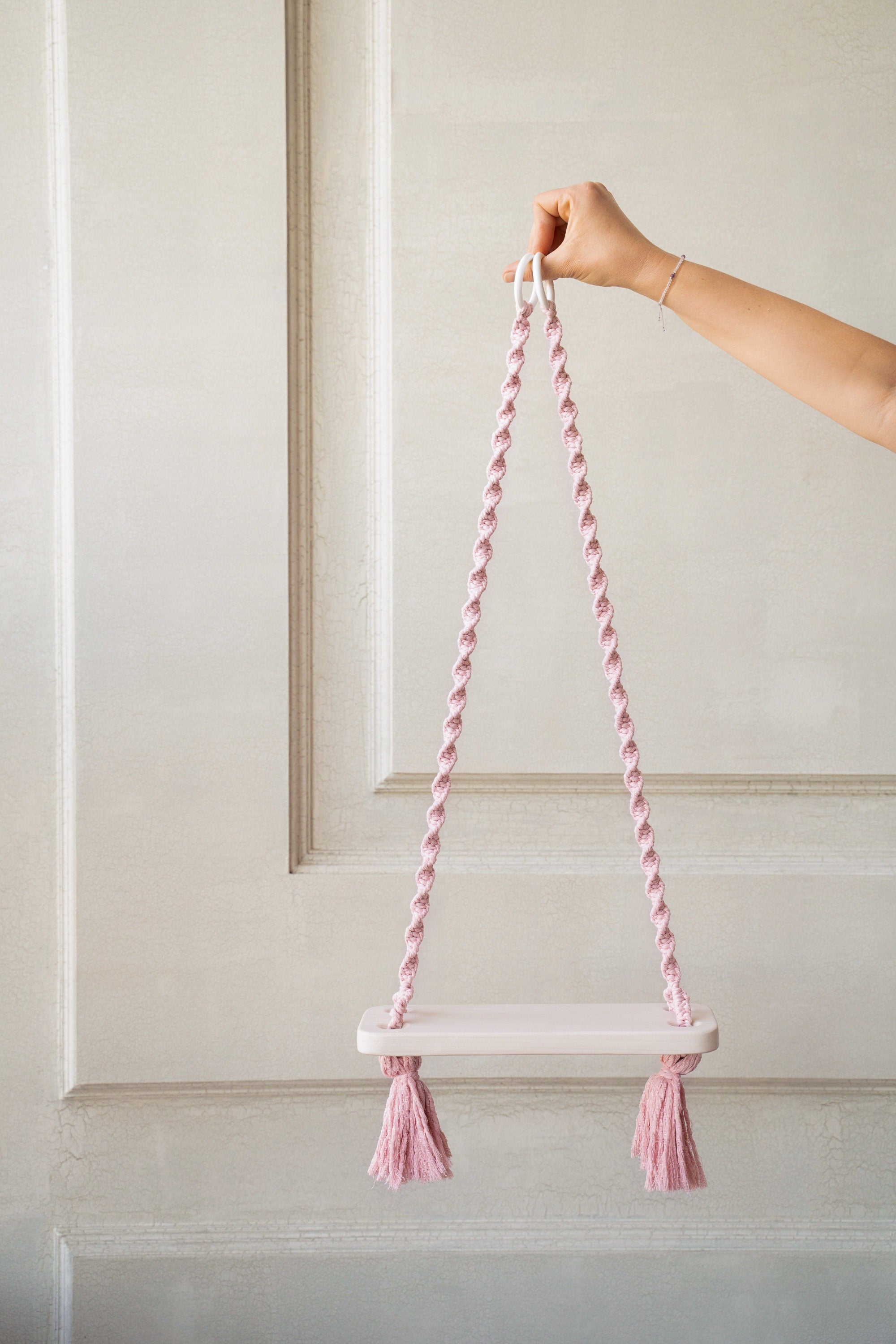 Macrame Swing Photography Prop Furniture, Newborn Macrame Swing Props, Macrame Newborn Boho Photography Props, Macrame Baby Photo Swing Prop