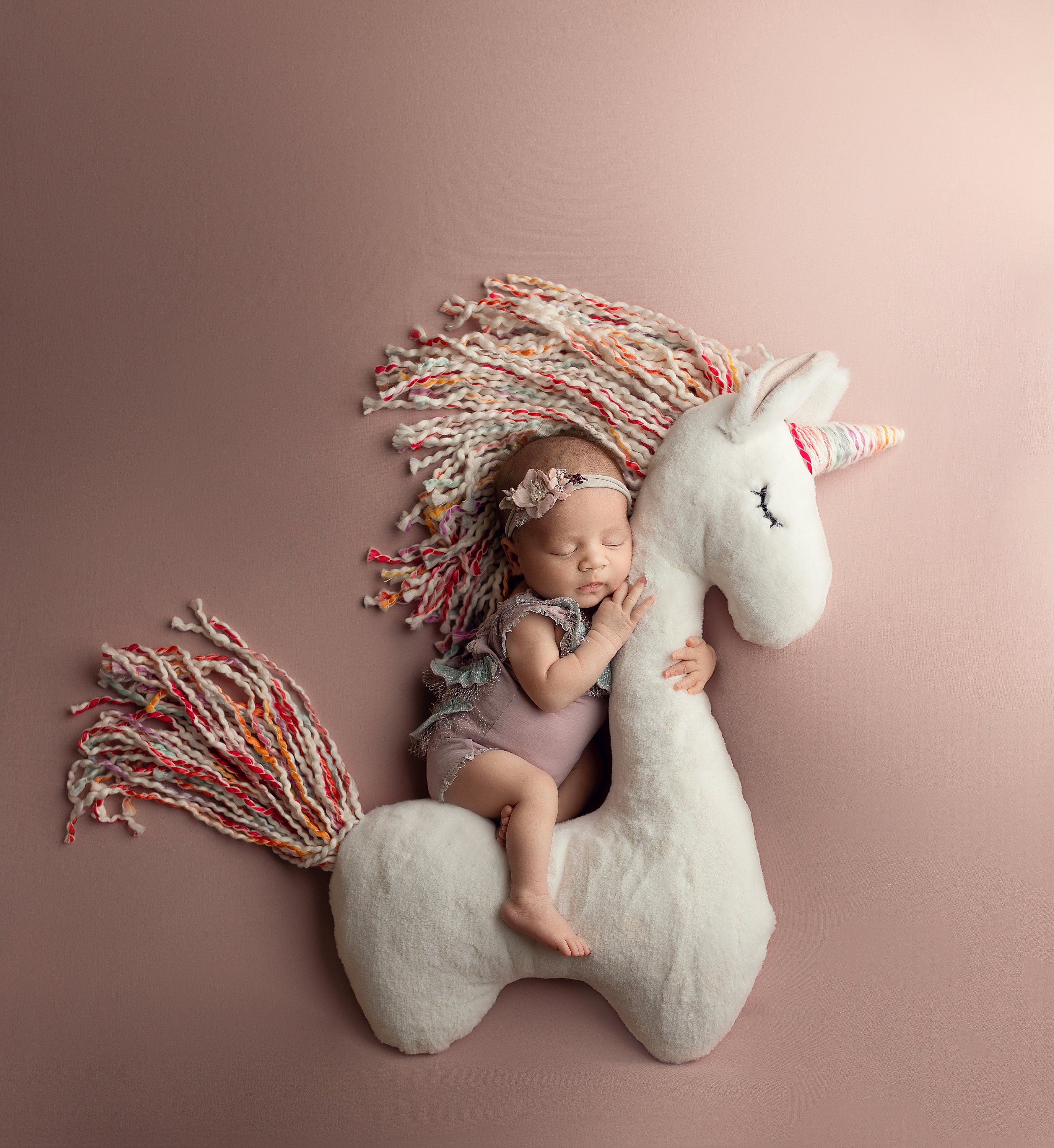 Newborn Unicorn Posing Toy, Newborn Animal Posing Pillow for Newborn Photography prop, Newborn Stuffed Animal Pillow, Newborn Unicorn Pillow