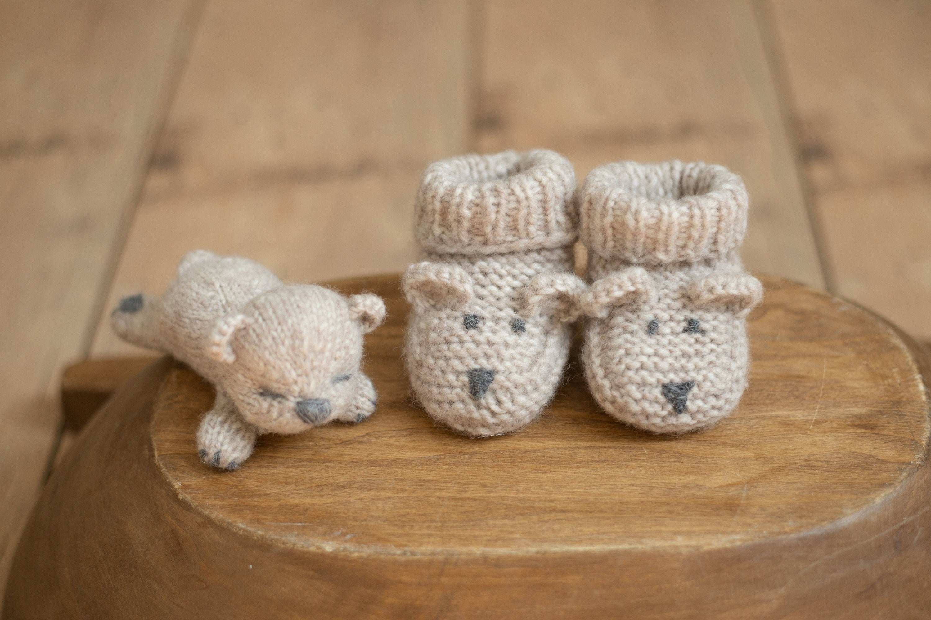 Newborn Knit Bear Hat for Newborn Photography Outfit, Newborn Teddy Bear Hat, Baby Bear Knitting Hat, Newborn Knit Outfit, Baby Shower Gift