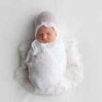 Newborn Knitted Wrap and Bonnet Set, Newborn Knit Bonnet, Newborn Knit Wrap, Newborn photography props, Newborn Bonnet Prop, Newborn Layer