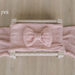 Knitted Bow Brooch for Newborn Wraps, Newborn Knitted Bow Pin, Newborn Bow Wrap, Newborn Photography Props, Newborn Photography Wrap Bow