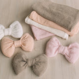 Knitted Bow Brooch for Newborn Wraps, Newborn Knitted Bow Pin, Newborn Bow Wrap, Newborn Photography Props, Newborn Photography Wrap Bow