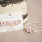 Flower Girl Headband for Newborn Photography and Sitters, Newborn Headband Girl, Newborn Girl Headband,Flower Crown Newborn, Sitter Headband