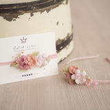 Flower Girl Headband for Newborn Photography and Sitters, Newborn Headband Girl, Newborn Girl Headband,Flower Crown Newborn, Sitter Headband