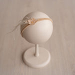 Flower Girl Headband for Newborn Photography and Sitters, Newborn Headband Girl, Newborn Girl Headband,Flower Crown Newborn, Sitter Headband