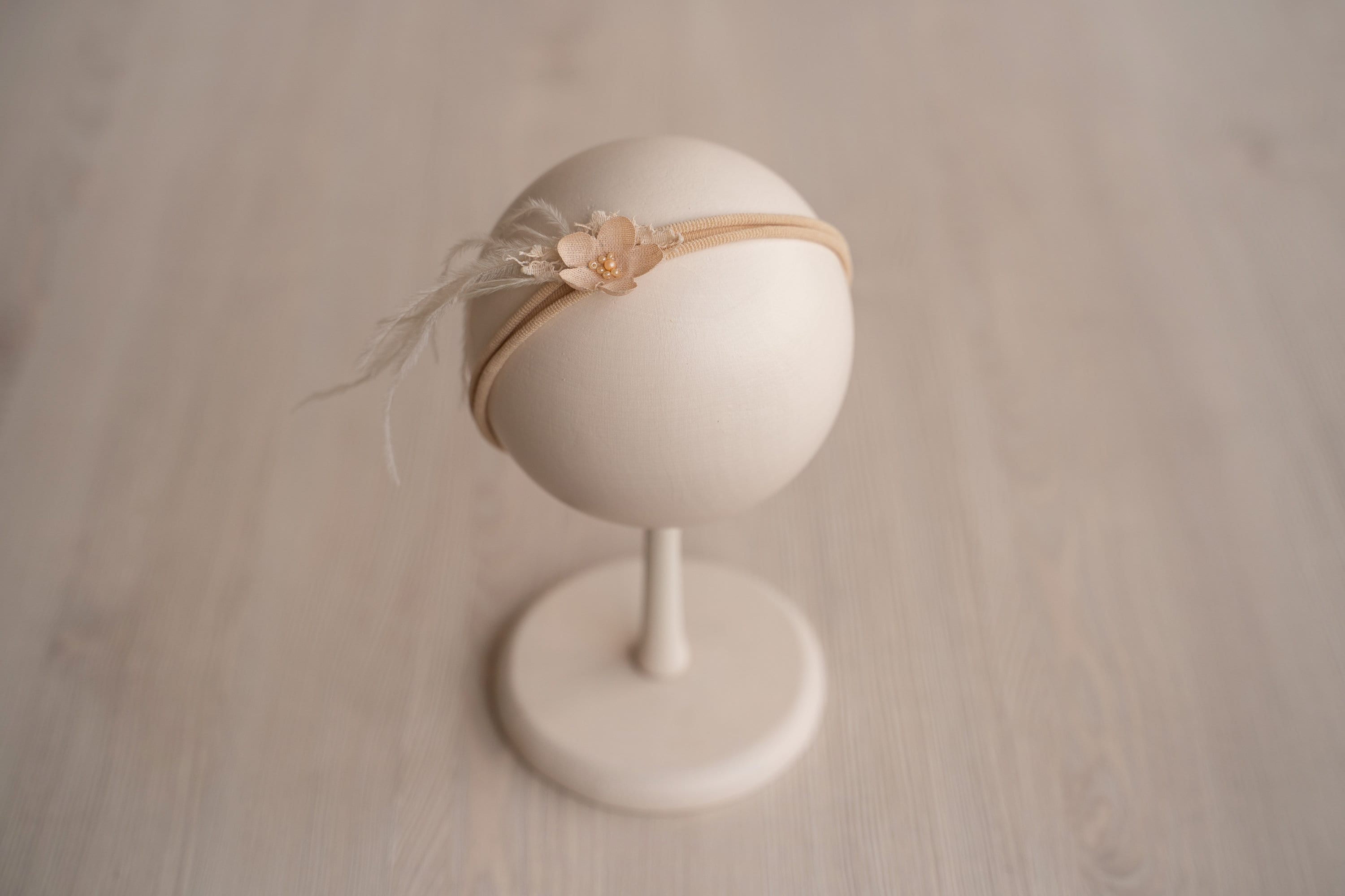 Flower Girl Headband for Newborn Photography and Sitters, Newborn Headband Girl, Newborn Girl Headband,Flower Crown Newborn, Sitter Headband