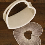 Newborn Heart Photography Props, Newborn Photography Prop Boho, Newborn Basket Prop, Baby Heart Basket Photo Prop, Macrame Photo Prop