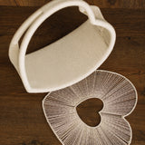 Newborn Heart Photography Props, Newborn Photography Prop Boho, Newborn Basket Prop, Baby Heart Basket Photo Prop, Macrame Photo Prop