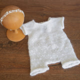 Newborn Knitted Romper, Newborn Photography Outfit Girl, Newborn Knitted Outfit, Newborn Photography Prop, Newborn Coming Home Outfit Boy