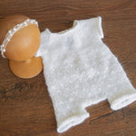 Newborn Knitted Romper, Newborn Photography Outfit Girl, Newborn Knitted Outfit, Newborn Photography Prop, Newborn Coming Home Outfit Boy