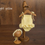 Newborn Girl Knitted Romper and Headband,Newborn Romper Girl,Newborn Girl Outfit,Newborn Photography Props,Newborn Knitted Outfit Baby Girl