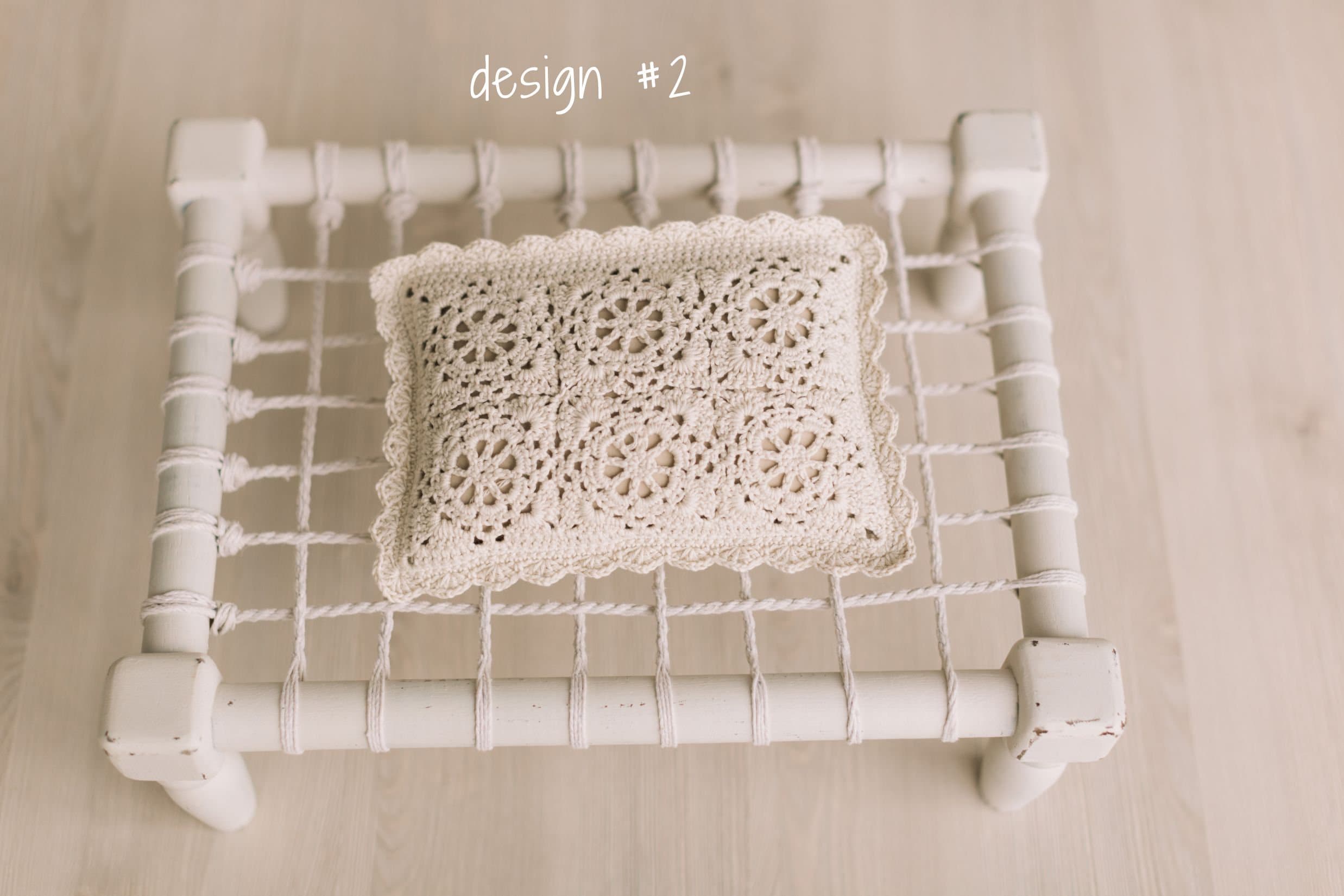 Newborn Crochet Pillow, Newborn Photo Pillow, Newborn Photography Props, Newborn Props Set, Newborn Posing Pillow, Newborn Knitted Pillow