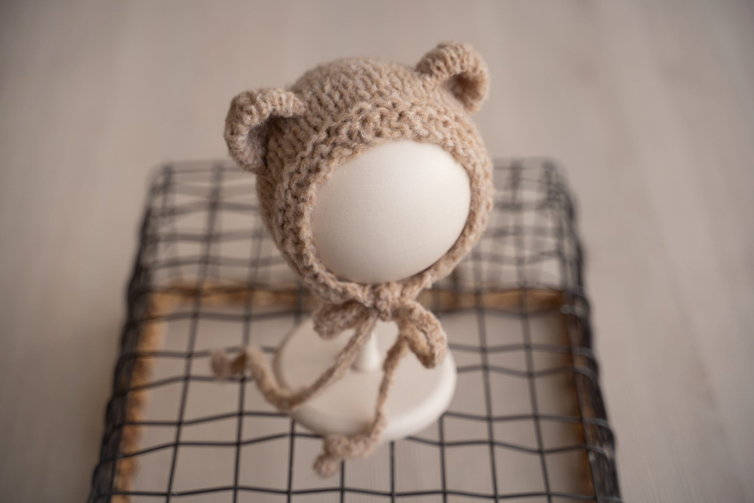 Newborn Teddy Bear and Bunny Outfit, Newborn Knitted Outfit, Newborn Bear Hat, Newborn Coming Home Outfit, Newborn Photography Props Set