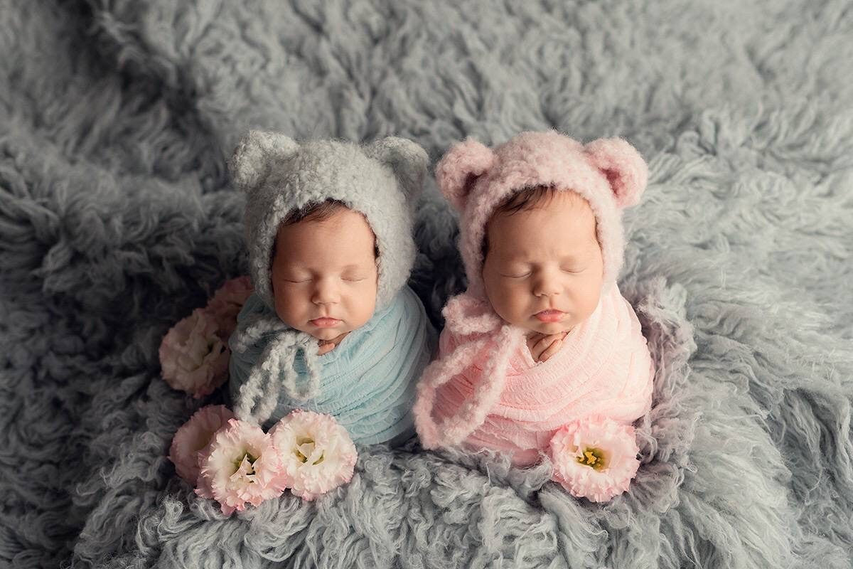 Newborn Knit Boucle Overall, Newborn Knit Teddy Bear Outfit, Newborn Knitted Outfit, Newborn Bear Hat Boucle, Newborn Photography Props Set
