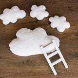 Curly Fur Cloud Pillow for Baby Room Decor, Newborn Cloud Pillow Props for Newborn Photography Props Set, Newborn Posing Pillow Props