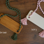 Handcrafted wooden ladder for newborn photo sessions