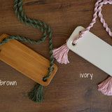 Handcrafted wooden ladder for newborn photo sessions