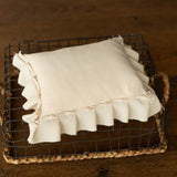 Newborn Photo Pillow Ruffles in Boho Style, Newborn Large Pillow Photography Props, Newborn Posing Pillow Photo, Newborn Photography Prop