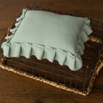 Newborn Photo Pillow Ruffles in Boho Style, Newborn Large Pillow Photography Props, Newborn Posing Pillow Photo, Newborn Photography Prop