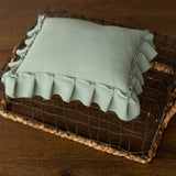 Newborn Photo Pillow Ruffles in Boho Style, Newborn Large Pillow Photography Props, Newborn Posing Pillow Photo, Newborn Photography Prop