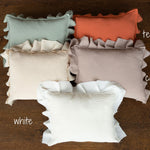 Newborn Photo Pillow Ruffles in Boho Style, Newborn Large Pillow Photography Props, Newborn Posing Pillow Photo, Newborn Photography Prop