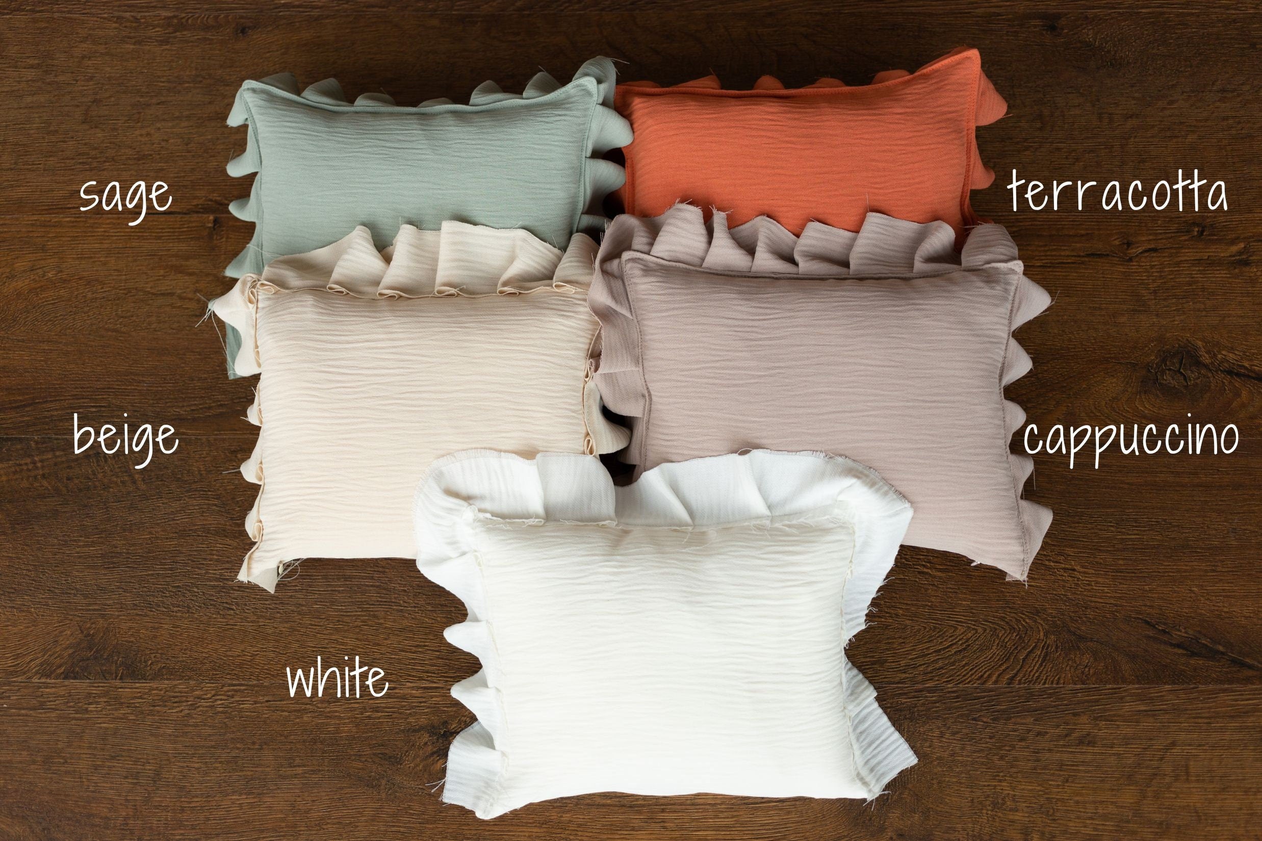 Newborn Photo Pillow Ruffles in Boho Style, Newborn Large Pillow Photography Props, Newborn Posing Pillow Photo, Newborn Photography Prop