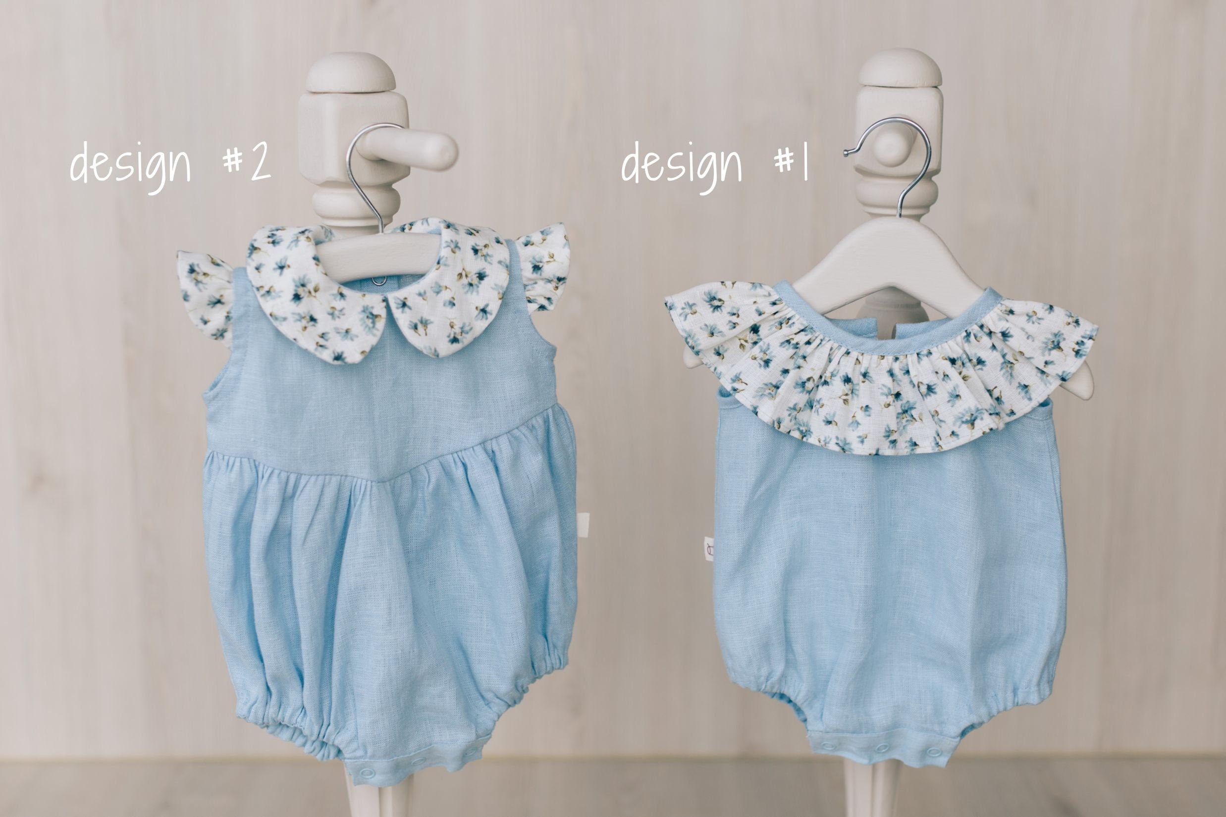 Baby Linen Sets, Baby Girl Linen Romper, Baby Linen Apparel, Linen Boho Dress, Newborn Girl Coming Home outfit, Newborn Photography Outfit