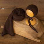 Newborn Knitted Outfits with Matched Small Doll, Newborn Overalls Photography, Newborn Photography Props, Newborn Boy Coming Home Outfit