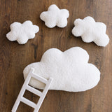 Curly Fur Cloud Pillow for Baby Room Decor, Newborn Cloud Pillow Props for Newborn Photography Props Set, Newborn Posing Pillow Props