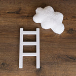 Handcrafted wooden ladder for newborn photo sessions