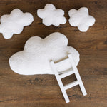 Handcrafted wooden ladder for newborn photo sessions